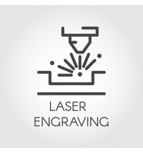 Lasert gravering av Tamahagane kniver