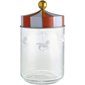 Alessi Circus Glasskrukke med Hermetisk Lokk 100 cl