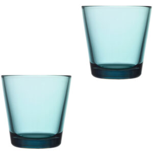 Iittala Kartio Glass 21 cl Havsblå 2-pack