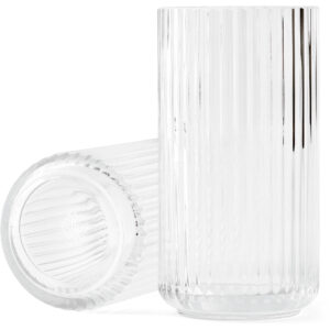 Lyngby Porcelæn Vase 20 cm., Glass Clear