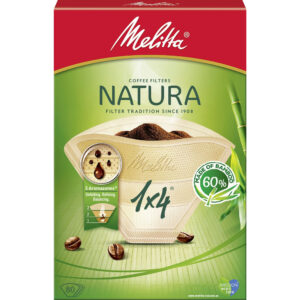 Melitta Kaffefilter 1x4/80 Hvit Natura
