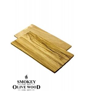 2 stk Grillplanker Oliventre - Smokey Olive Wood