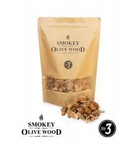 Røykeflis av Oliventre Nº3 - Smokey Olive Wood