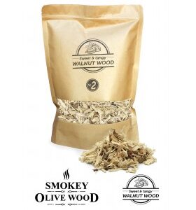 Røykeflis av Valnøtttre Nº2 - Smokey Olive Wood