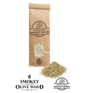 Røykemel av Valnøtttre Nº1.5 for Røykpistol - Smokey Olive Wood