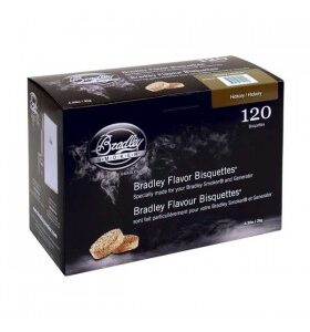 Bradley Røykebriketter av Hickory 120-pack