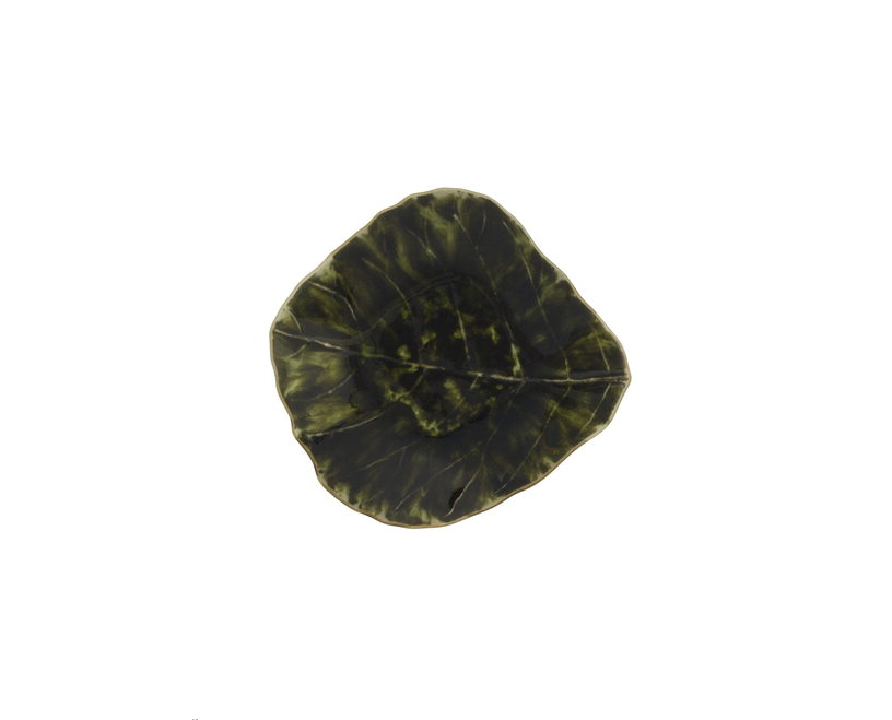 Costa Nova Riviera miniskål løv mørkgrønn/sort 11cm