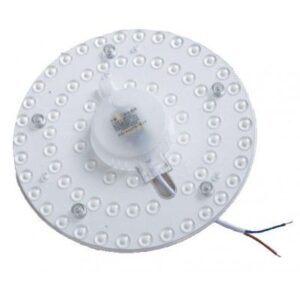 18W LED innsats med linser, flicker free - Ø15,4 cm, erstatt G24, sirkelrør og kompaktrør - Dimbar : Ikke dimbar, Kulør : Varm