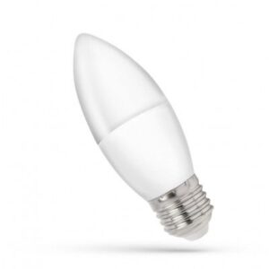 1W LED stearinlys pære - 270 grader, E27 - Dimbar : Ikke dimbar, Kulør : Varm