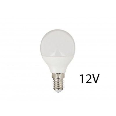 4W LED pære - P45, E14, 12V - Dimbar : Ikke dimbar, Kulør : Varm