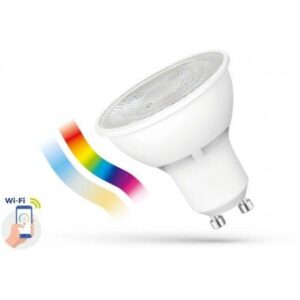 5W Smart Home LED pære - Google Home, Amazon Alexa kompatibel, GU10 - Dimbar : Via Smart Home, Kulør : Varm-kald + RGB