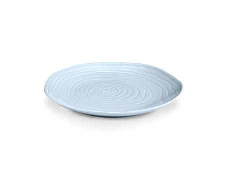 Pillivuyt Boulogne plate flat lyseblå - 21 cm