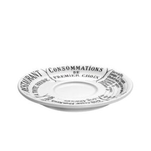 Pillivuyt Brasserie skål hvit/sort - 15 cm