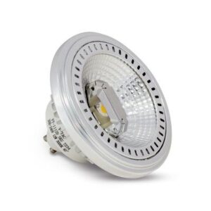 V-Tac 12W LED spot - GU10 AR111 - Dimbar : Dimbar, Kulør : Varm