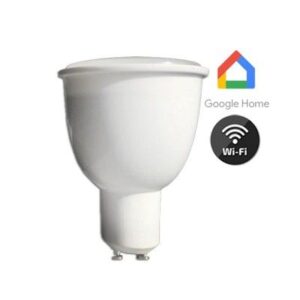 V-Tac 4,5W Smart Home LED spot - Virker med Google Home, Alexa og smartphones, 230V, GU10 - Dimbar : Via Smart Home, Kulør : Fra varm til kald