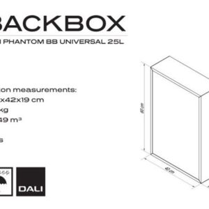DALI PHANTOM UNIVERSAL 25 Backbox