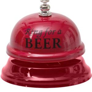 Ring for a Beer - Rød Ringebjelle