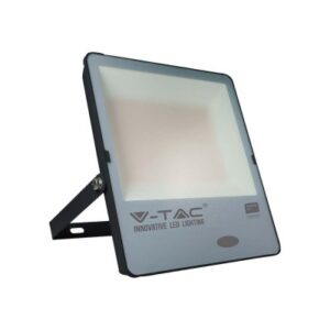 V-Tac 200W LED lyskaster - 100LM/W, innebygd skumringsrele, arbeidslampe, utendørs - Dimbar : Ikke dimbar, Farge på huset : Svart, Kulør : Nøytral
