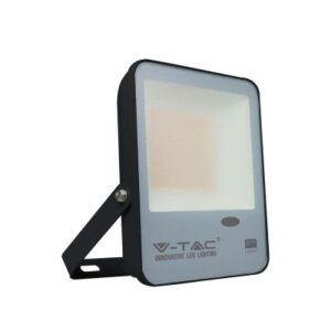 V-Tac 30W LED lyskaster - 100LM/W, innebygd skumringsrele, arbeidslampe, utendørs - Dimbar : Ikke dimbar, Farge på huset : Svart, Kulør : Varm