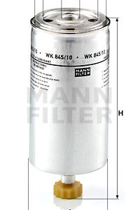 Drivstoffilter MANN-FILTER WK 845/10
