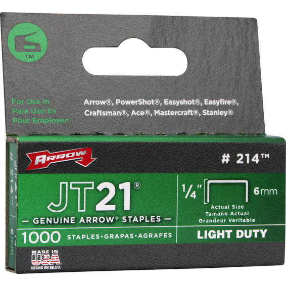 Arrow stifter 6mm JT21 1/4