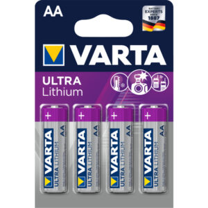 Batteri Varta Lithium AA 4 pk