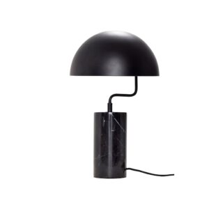 Hübsch bordlampe marmor svart