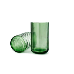 Lyngby Vase 25cm Grønn Glass