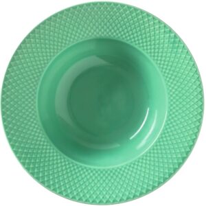 Lyngby Porcelæn Rhombe Color Pastatallerken 24,5 cm Grønn