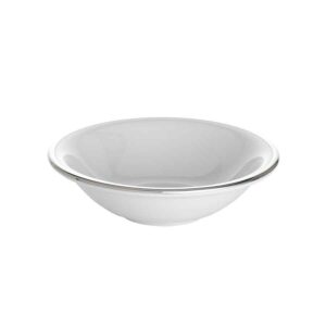Pillivuyt Hvit/Sølv Cereal Skål 17cm