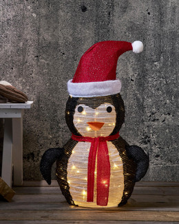 Star Trading LED Dekorasjonsfigur Jul Pingvin